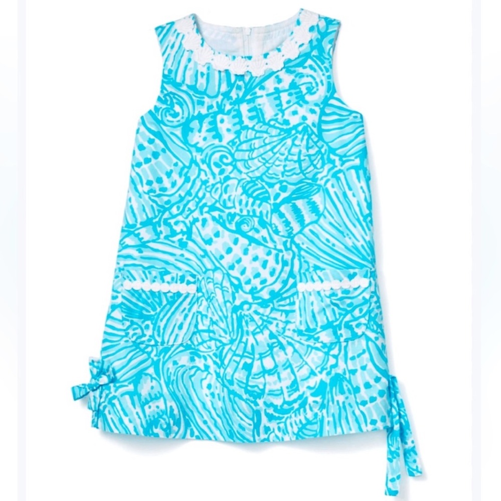 Lilly Pulitzer Blue and White Kids Dress